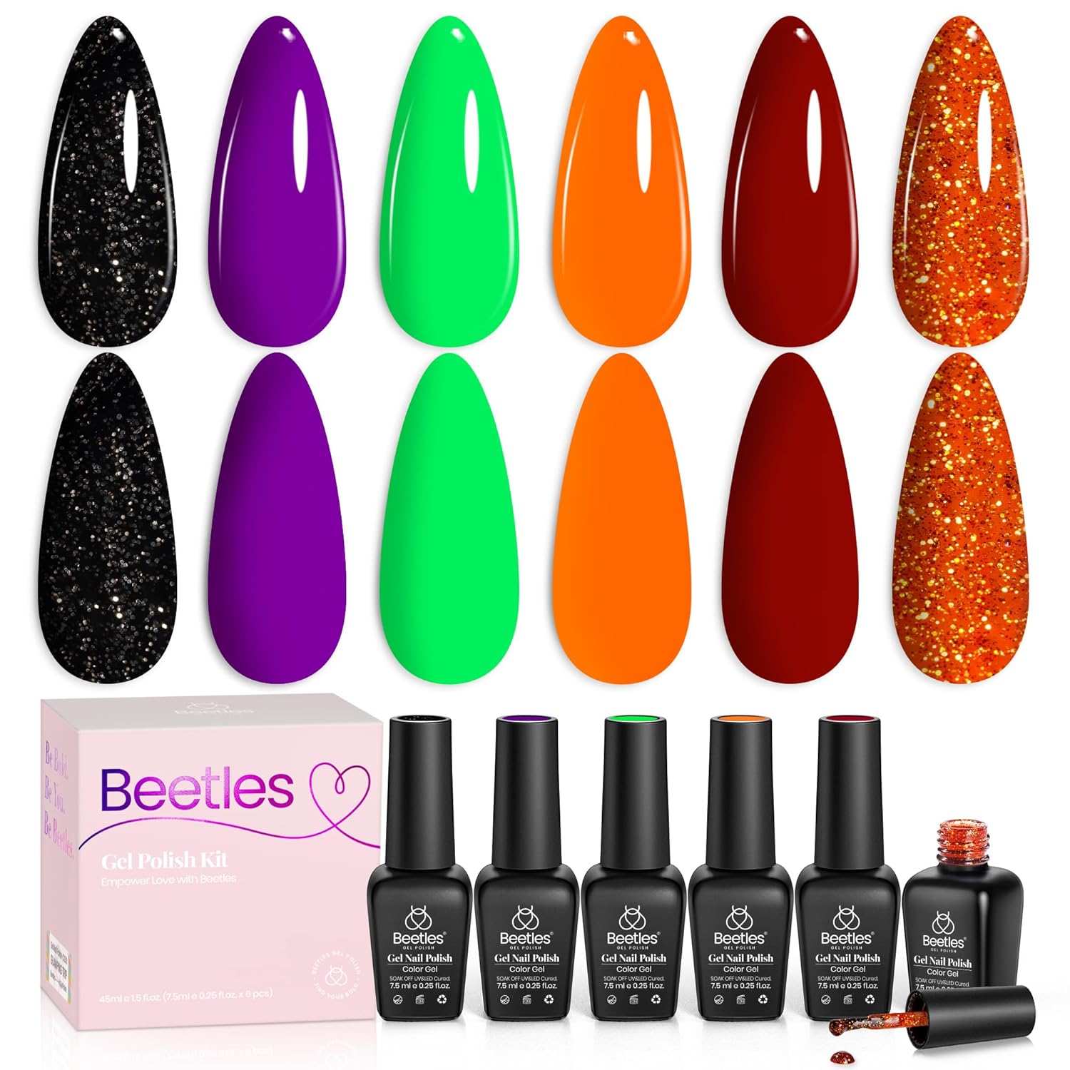beetles Gel Polish Whispers of Love Jelly Gel Nail Polish Set - 6 Colors Milky White Nude Pink Neutral Sheer Translucent Soak Off UV Gel Nail Kit. Nail Concealer for Salon DIY Manicure Gift Women : Beauty & Personal Care