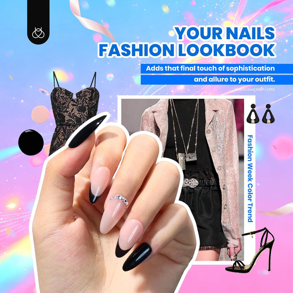 Beetles 44pcs Gel Nail Polish Set - 36 Colors Colorful Muse Gel Polish Kit Pink Nude Red Yellow Green Black White Glitter Nail Kit Base Top Coat UV LED Needed Salon DIY Home Gift for Women : Beauty & Personal Care
