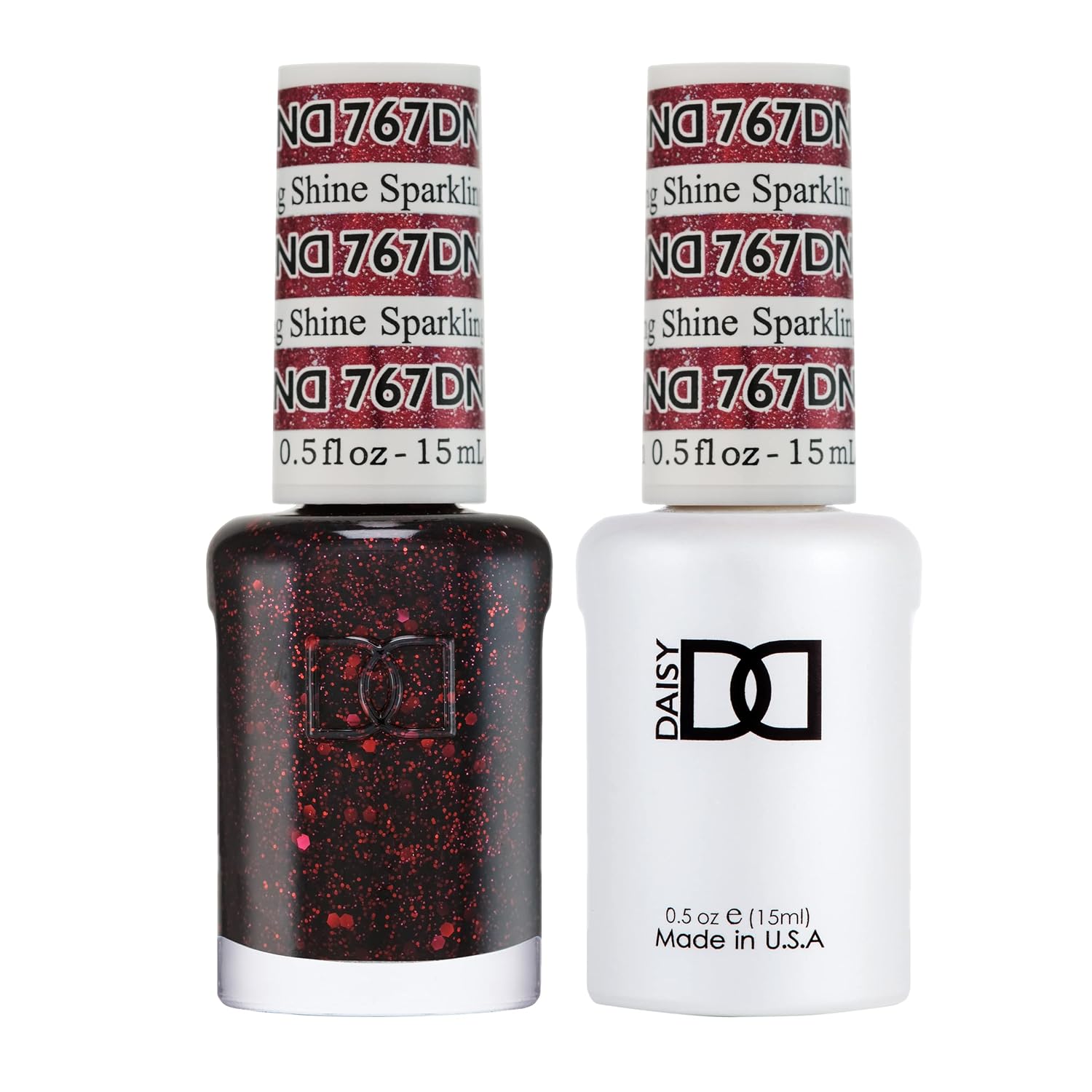 DND Gel Polish Set - 1 each of Red Gel Polish and Red Nail Polish. 430 Ferrari Red. 0.5 Fl Oz : Beauty & Personal Care