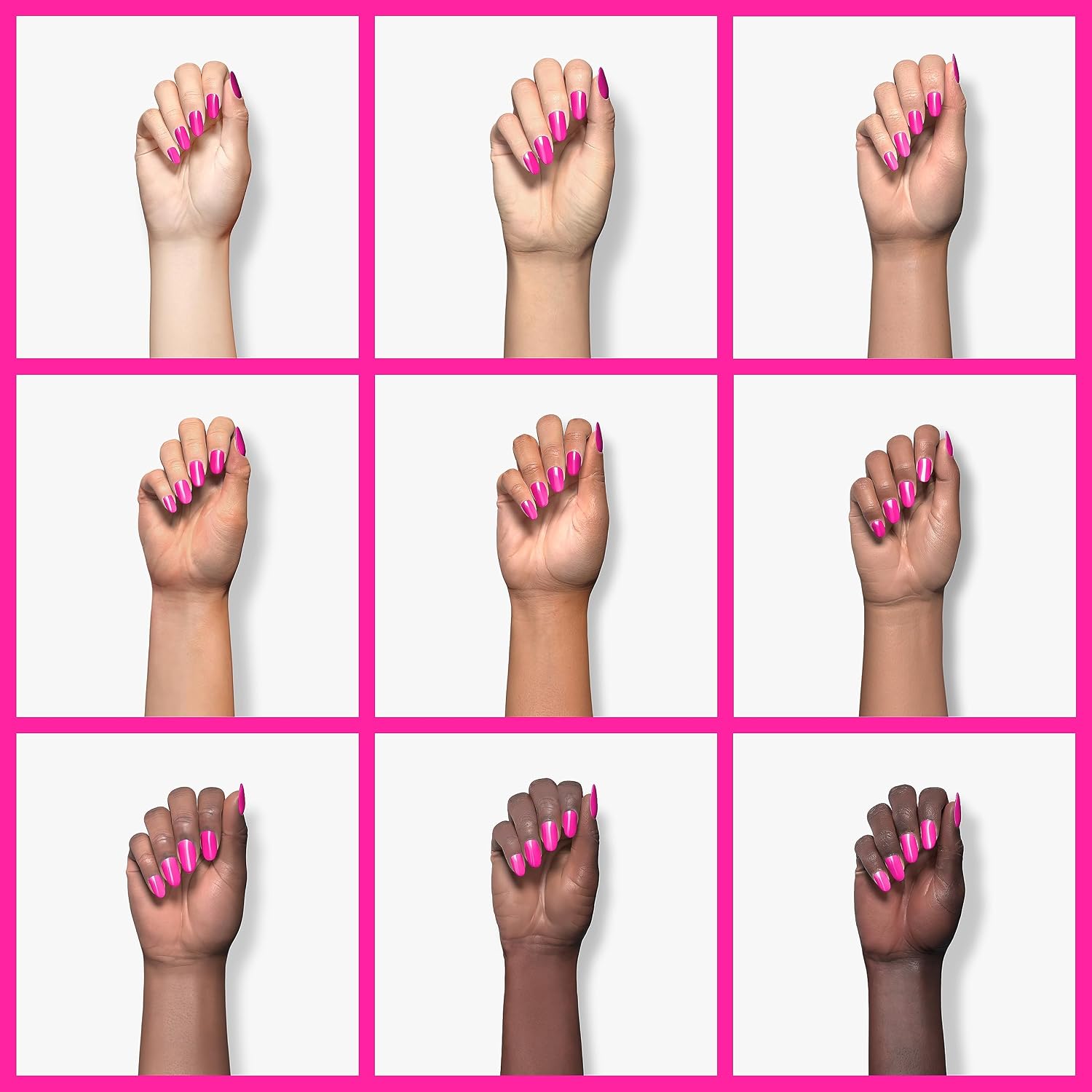 Vishine Nail Gel Polish. 15ml Soak Off Nail Gel Polish Nail Art Manicure Salon DIY at Home Long-lasting - Hot Pink 0.5 OZ : Beauty & Personal Care