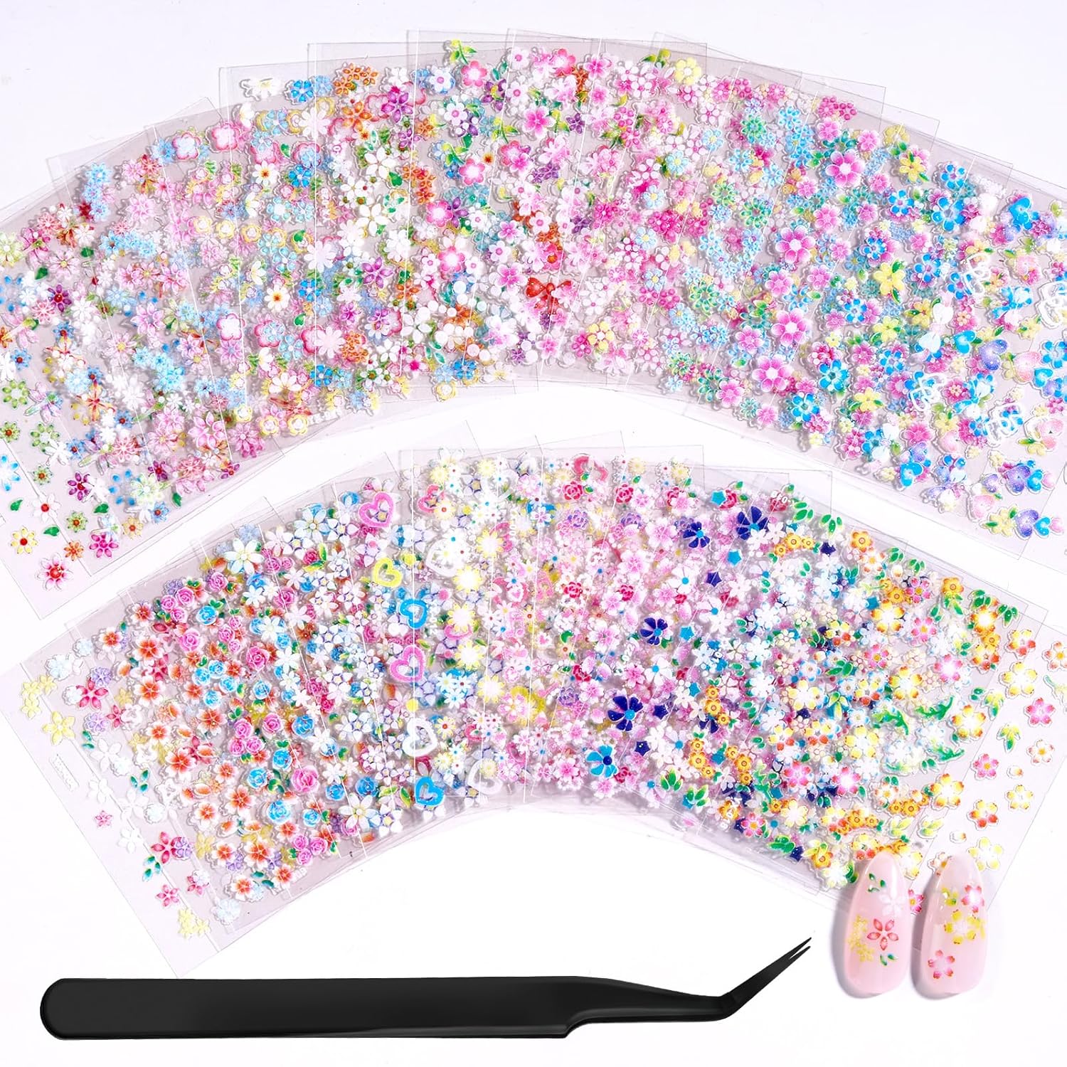 Beetles French Manicure Nail Art Stickers 30 Sheets French Tip Tool 3 Designs Self-Adhesive Nail Tips Guides for DIY Decoration Nails Art : Beauty & Personal Care