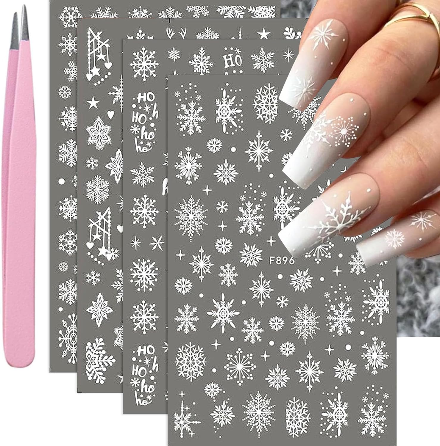 YOSOMMK Nail Art Stickers Decals 5D Embossed Flower Nail Decals Self Adhesive Spring Summer Heart Daisy Nail Supplies 3D Nail Design for Women Nail Decoration Colorful Flower Nail Stickers : Beauty & Personal Care