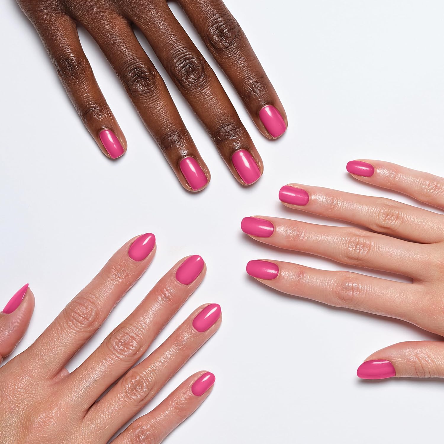 Sally Hansen Miracle Gel Supercharged Pinks Nail Polish | Salon Quality Gel-Like Formula. Two-Step System. No UV Light Needed. Long Lasting | 350 Work Hard. Play Pink | Bright Pink Crème Nail Color : Beauty & Personal Care