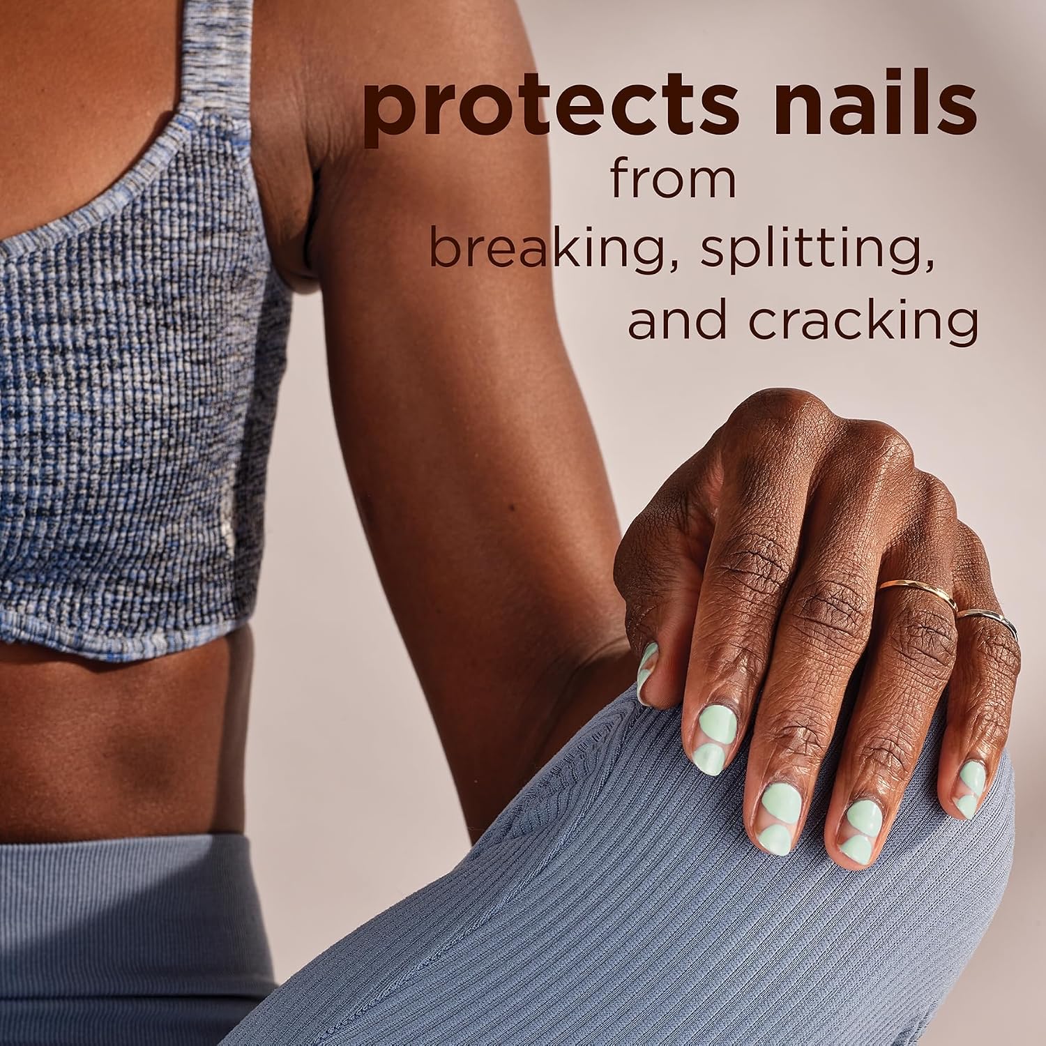 Sally Hansen Color Therapy Nail Polish | Biotin. Argan Oil. Long Lasting. Healthy Nails. Nail Strengthener. Semi-Opaque | 220 Rosy Quartz | Rosy Pink Nail Color : Beauty & Personal Care