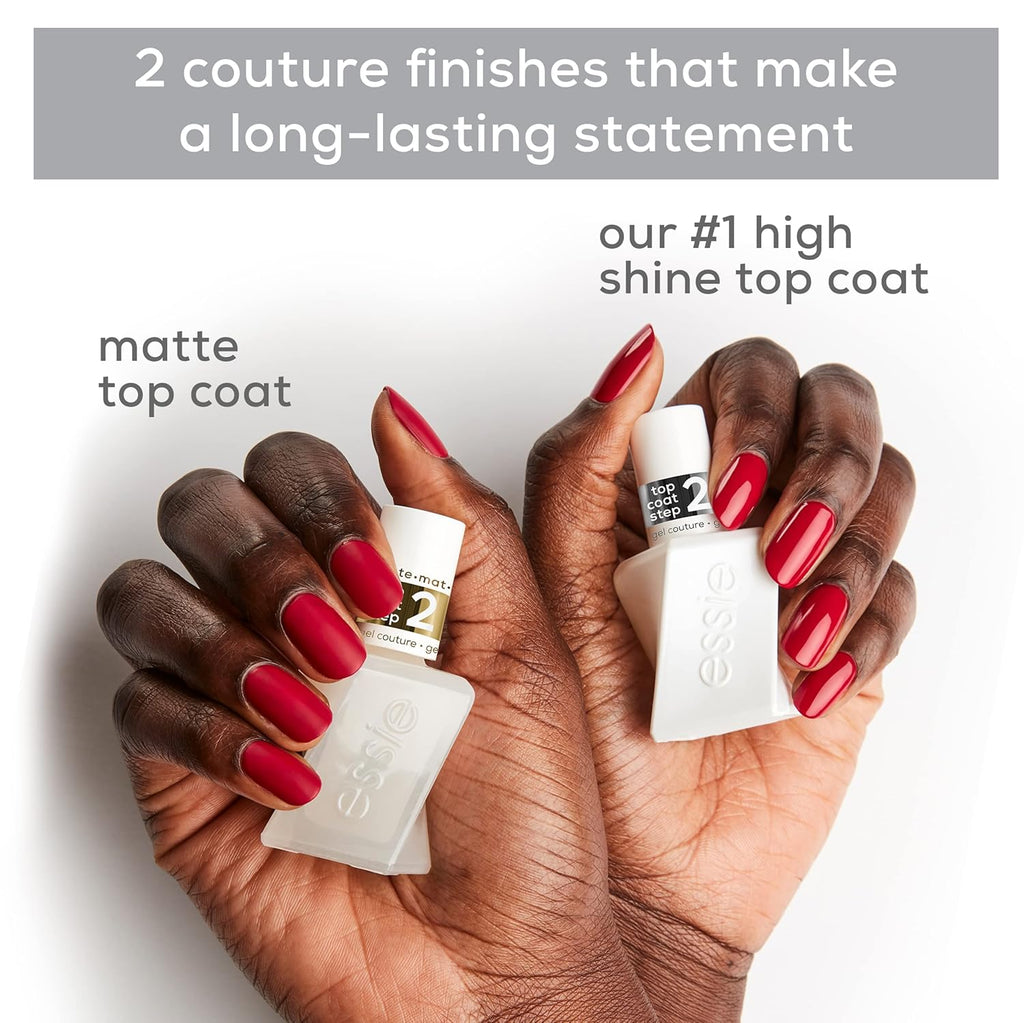 Essie Gel Couture Longwear Nail Polish Kit. Sheer Nude Pink. Fairy Tailor + Top Coat. 0.46 fl oz each