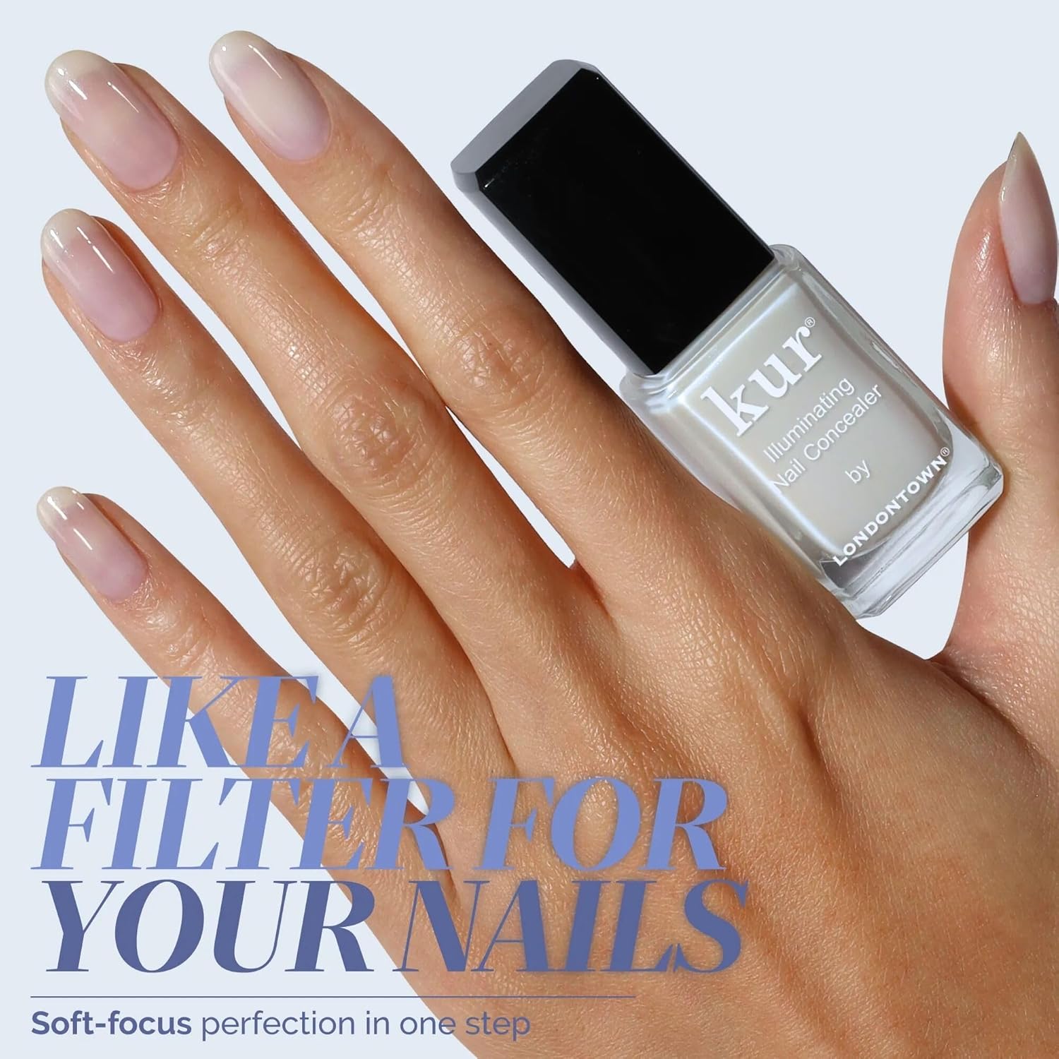 LONDONTOWN Original Illuminating Nail Concealer. Sheer Brightening Nail Polish & Strengthener for Yellowing. Damaged or Discolored Nails. Natural Nail Perfector. Milky White. 21+ Free. 0.4 Fl Oz : Beauty & Personal Care