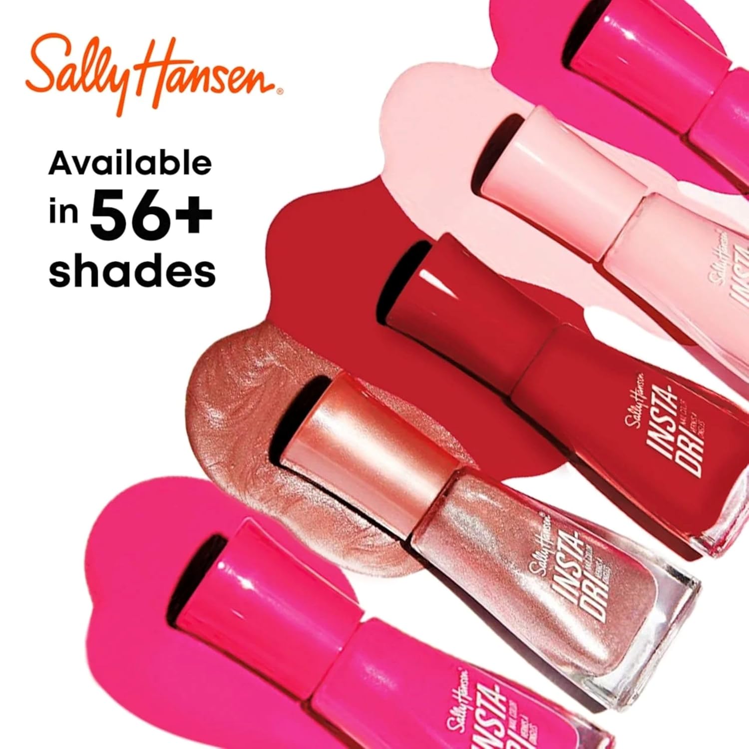 Sally Hansen Insta-Dri®. Clearly Quick. Quick Dry. Long Lasting. Streak-Free Shine. Clear Nail Polish : Beauty & Personal Care