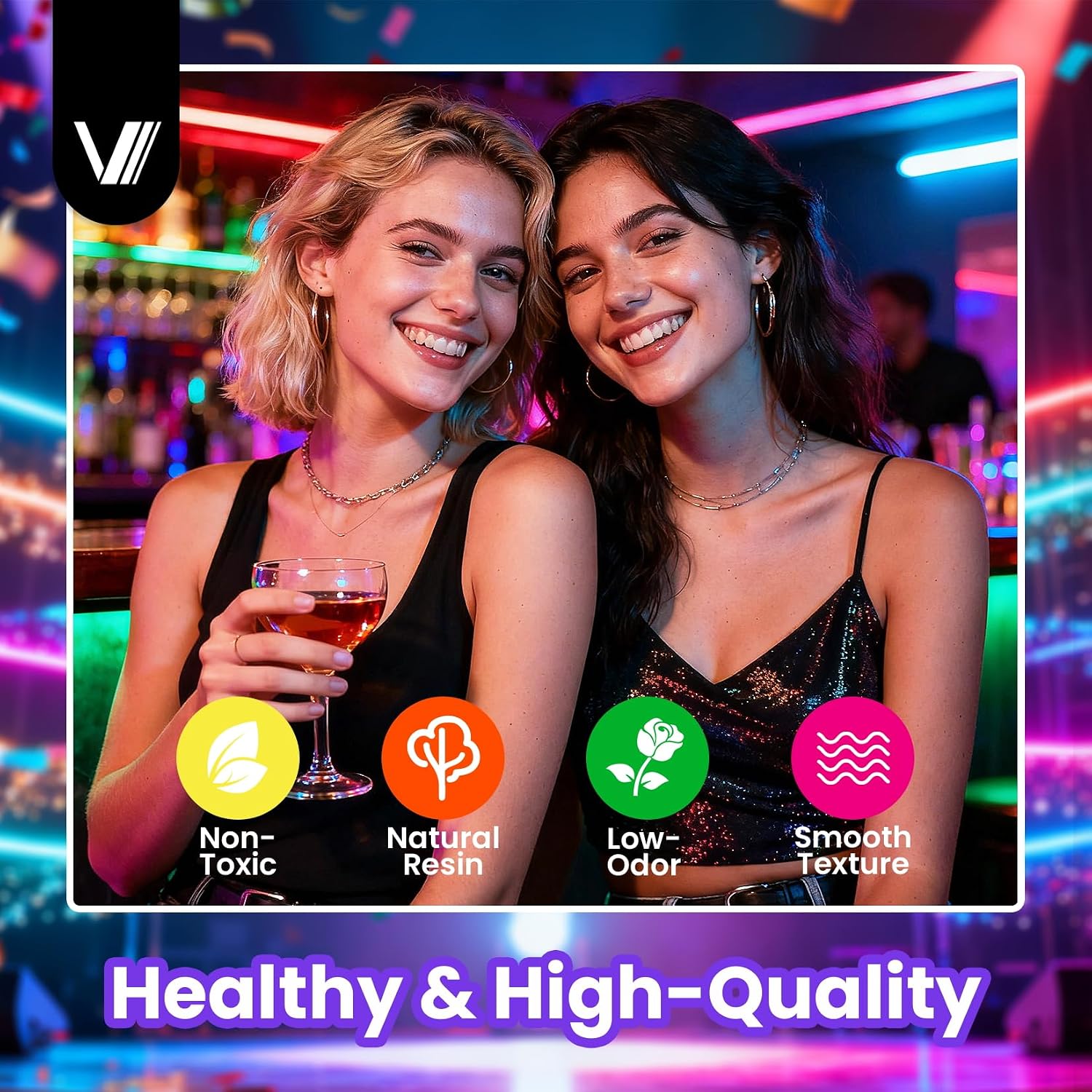 VANREESA 24 Pcs Neon Gel Nail Polish Set -Bright Summer Colors Gel Polish with Base Coat & 4 Effects of Top Coat Bright Yellow Orange Pink Red Green Blue Purple Gel Polish Set Nail Kit Gifts for Women : Beauty & Personal Care