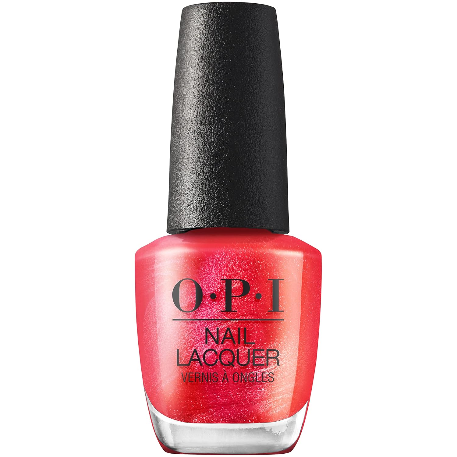 OPI Nail Lacquer Cajun Shrimp | Opaque Bright Orange Crème Chip Resistant Nail Polish | Fast Drying. Streak Free