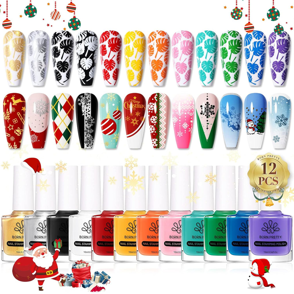 Born Pretty Neon Nail Polish Set. 15 Colors Spring Summer Nail Polish Quick Dry Nail Polish Kit Hot Pink Yellow Green Blue Neon Nail Lacquer Manicure Set for DIY Nail Art Salon Home Gift : Beauty & Personal Care