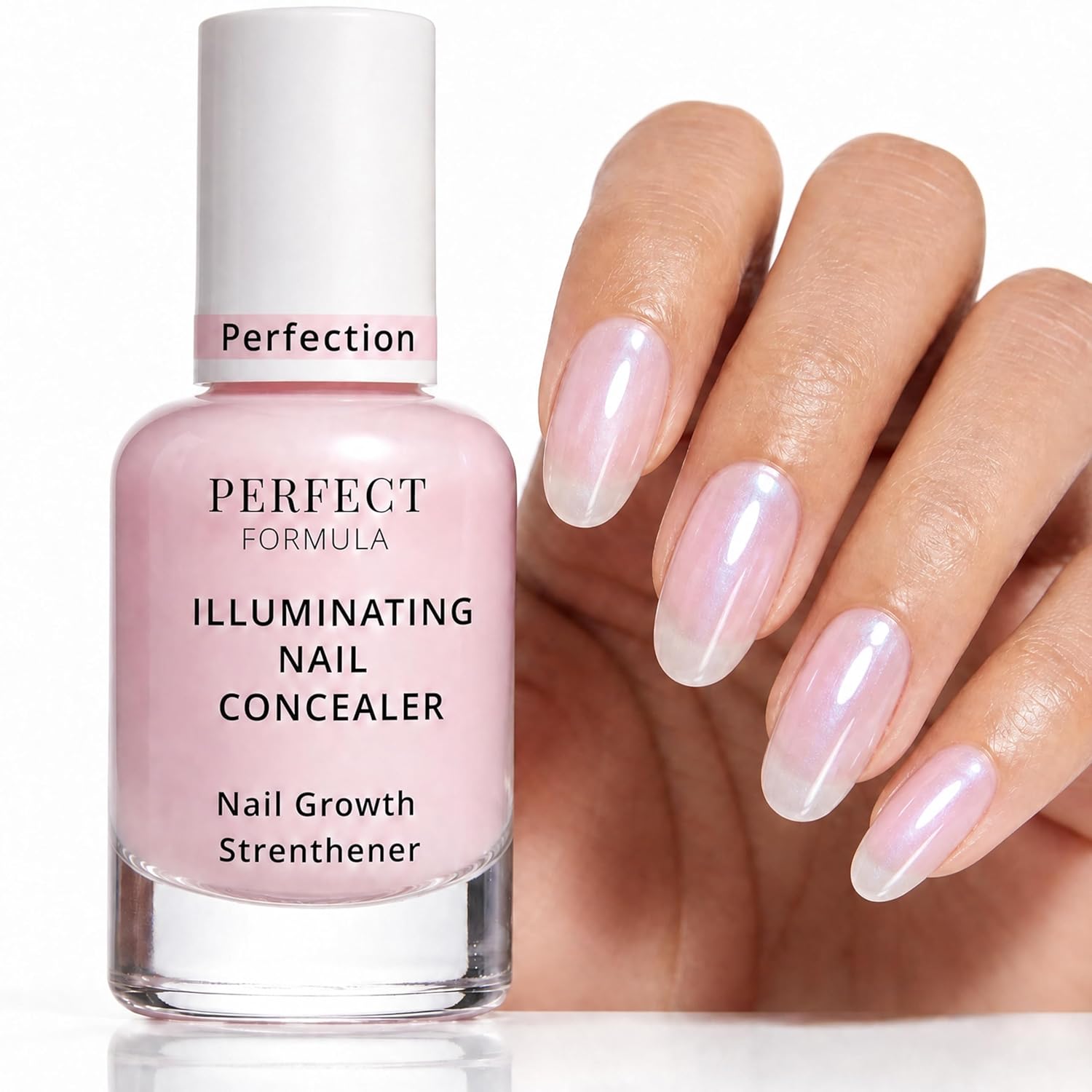 Perfect Formula Ruby Pink Gel Coat - Nail Strengthener. Keratin Nail Treatment. Gemstone Pink Gel Nail Polish - Nail Strengthener for Damaged Nails - Made In The USA .60 fl oz. : Beauty & Personal Care