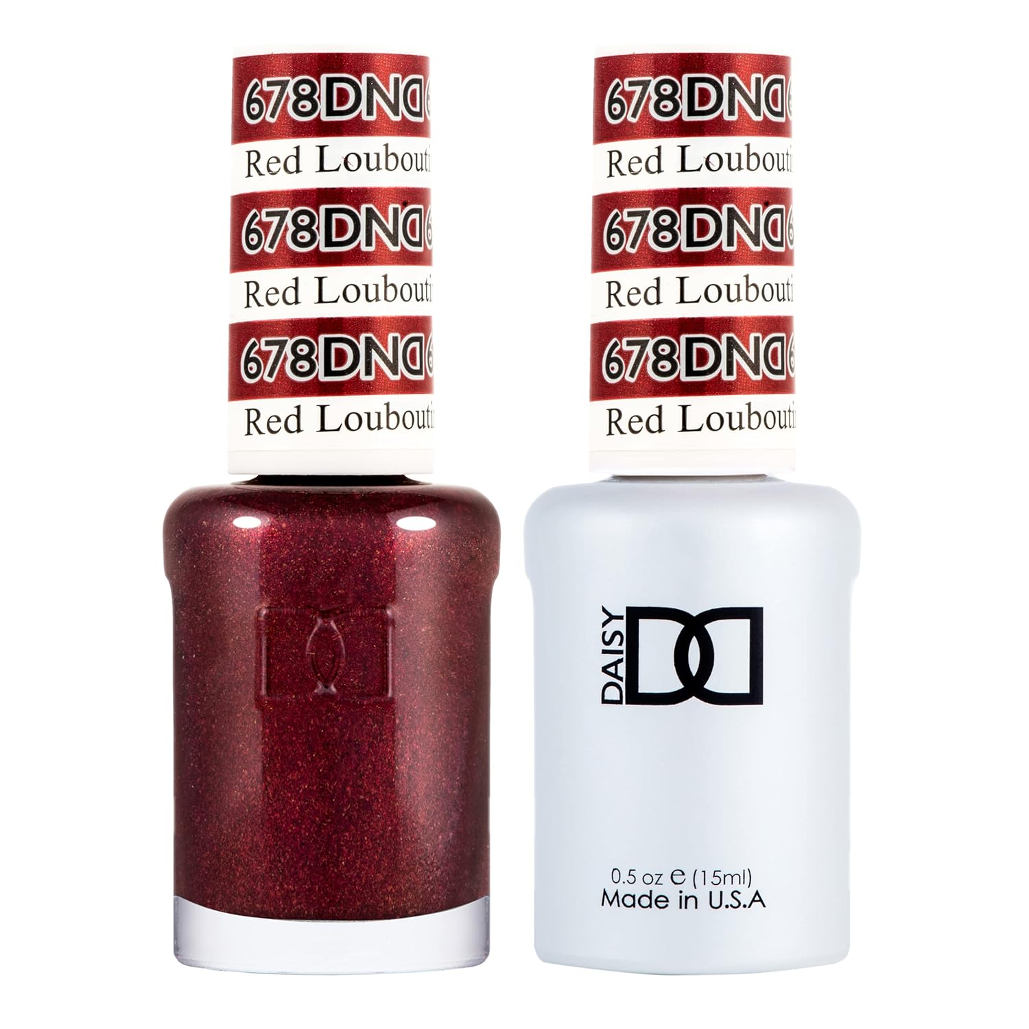 DND Gel Polish Set - 1 each of Red Gel Polish and Red Nail Polish. 430 Ferrari Red. 0.5 Fl Oz : Beauty & Personal Care