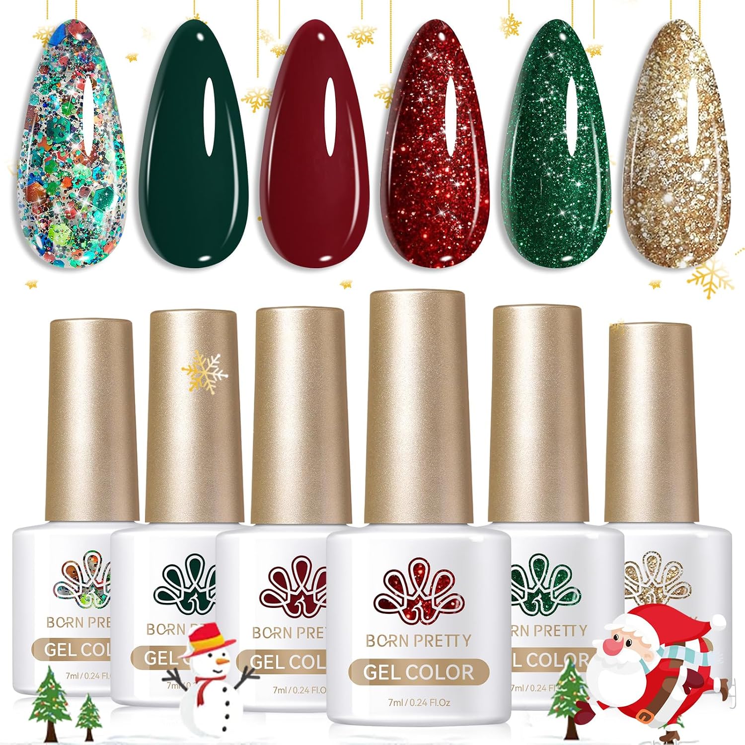Born Pretty Pastel Gel Nail Polish Set Spring Summer Gel Polish Macaron Candy Sweet Color Gel Polish Easter Soft Pink Yellow Purple Blue Green Colors Collection Nail Art Gift Box 7ML 6PCS : Beauty & Personal Care