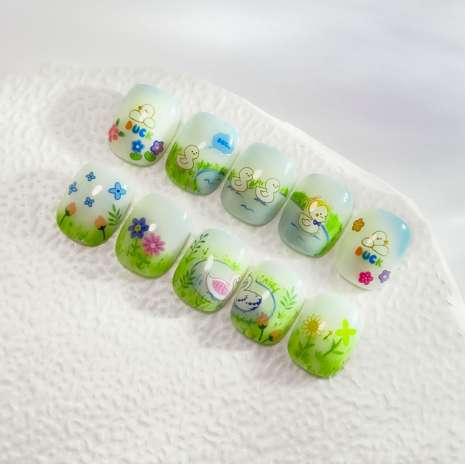 15 Sheets of Nail Stickers for Kids - 735 Cute Nail Stickers - Nail Decals for Girls - Flower. Bunny. Unicorn. Bear. Fruits | Glow in The Dark : Beauty & Personal Care