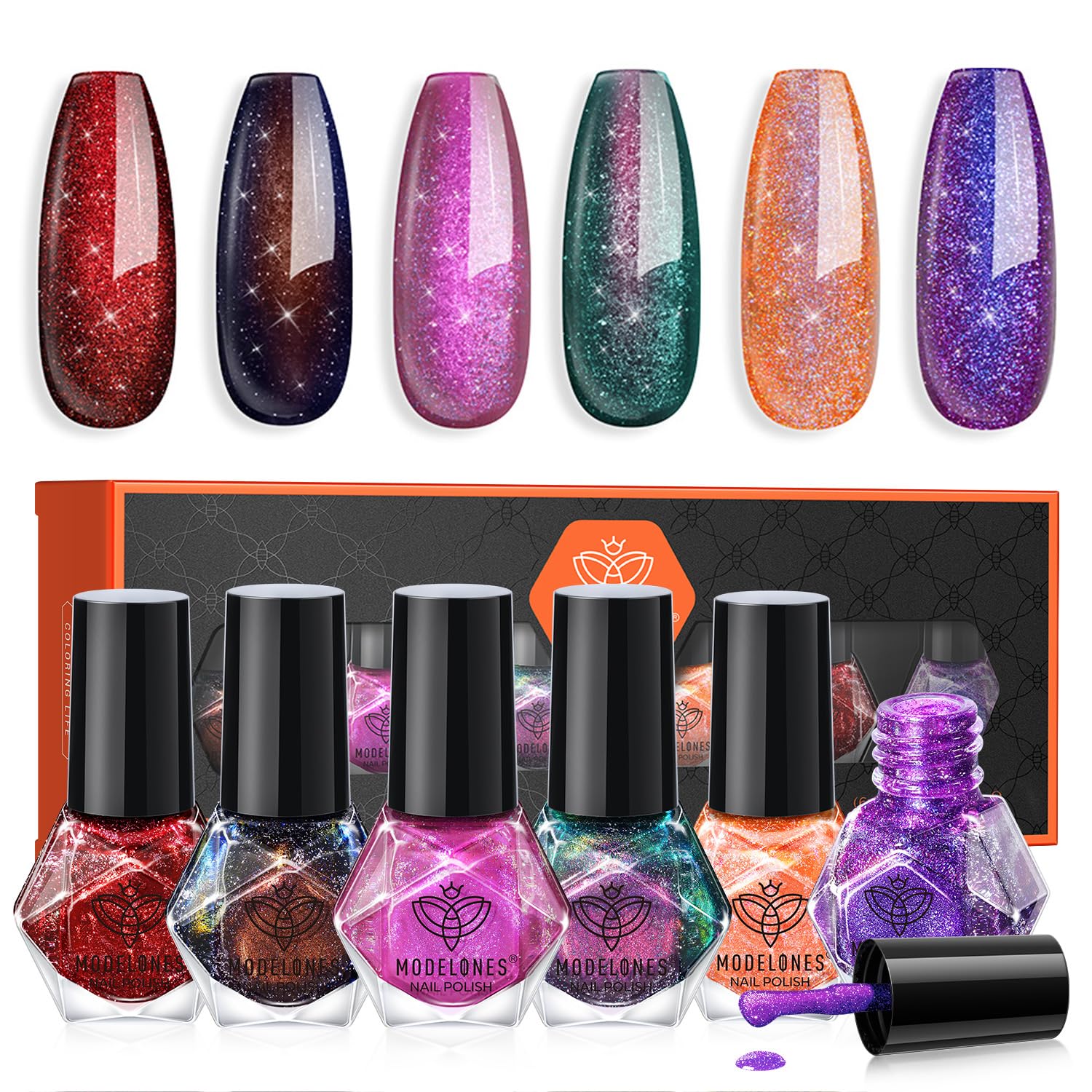 modelones Nail Polish Set 6 Colors Nude Nail Polish Jelly Set Red Pink Quick Dry Spring Summer Nail Polish 5ml (Sheer Nude Set) : Beauty & Personal Care