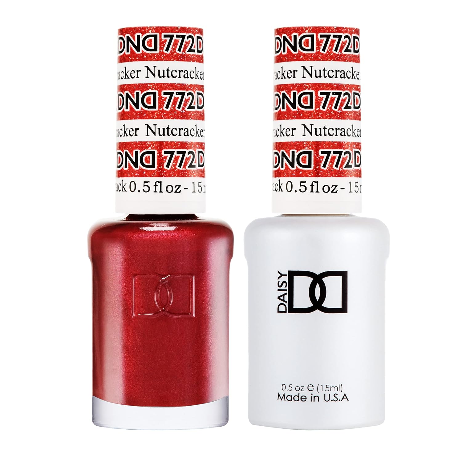DND Gel Polish Set - 1 each of Red Gel Polish and Red Nail Polish. 430 Ferrari Red. 0.5 Fl Oz : Beauty & Personal Care