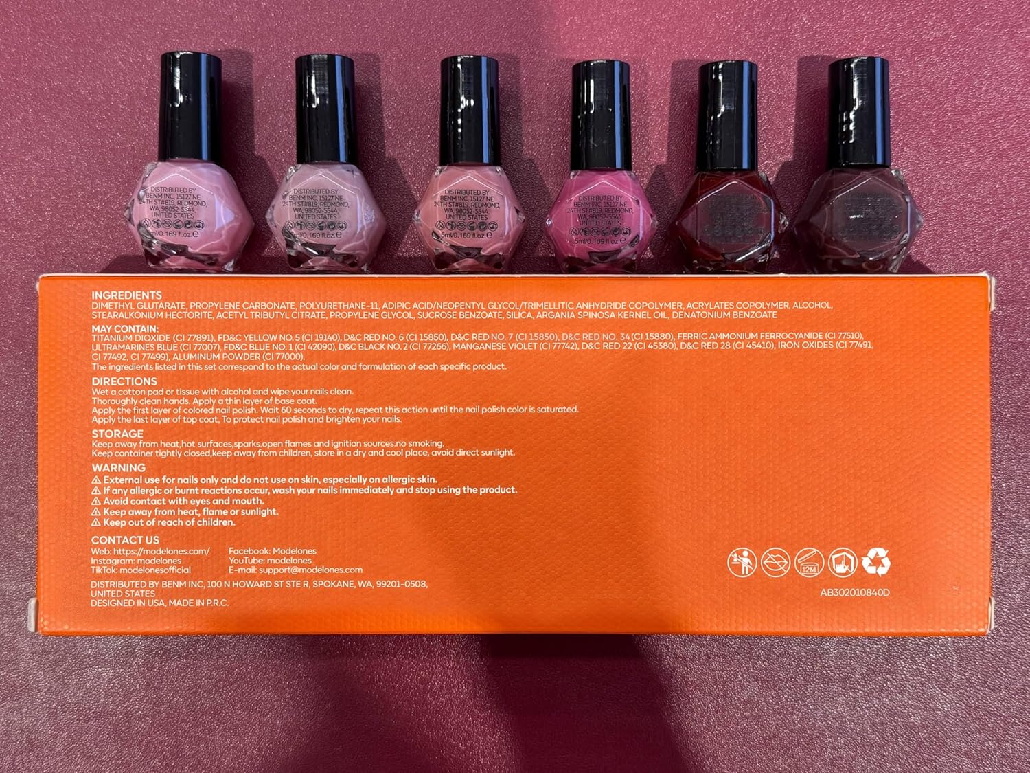 modelones Nail Polish Set 6 Colors Nude Nail Polish Jelly Set Red Pink Quick Dry Spring Summer Nail Polish 5ml (Sheer Nude Set) : Beauty & Personal Care