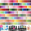 VANREESA 60 Pcs Gel Nail Polish Set. 55 Colors Gel Polish with Base Coat & 4 Effects Top Coat Full-Color Nail Polish Set All Seasons Nail Kit Gifts for Women Girls Nail Salon at Home : Beauty & Personal Care