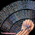 Teenitor 50 Sheets Aurora Nail Stickers for Nail Art. Star Nail Art Stickers for Kids Women. Laser Silver Nail Decals Fingernail Stickers for Holiday. Self-Adhesive Nail Decorations : Beauty & Personal Care