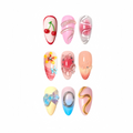 French-style false nails